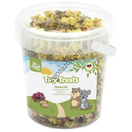 Лакомства с копринени буби за малки гризачи, 100 гр. - JR FARM Tiny Treats Silkworm-Mix 